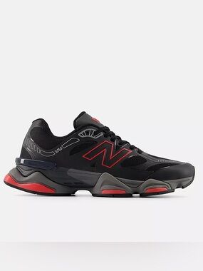 📎🧯 NEW BALANCE 9060 BLACK RED SILVER 🧯📎